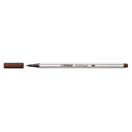 STABILO Pen 68 brush stylo-feutre Moyen Marron 1 pièce(s)