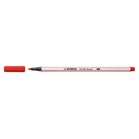 STABILO Pen 68 brush stylo-feutre Moyen Rouge 1 pièce(s)