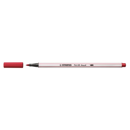 STABILO Pen 68 brush stylo-feutre Moyen Rouge 1 pièce(s)