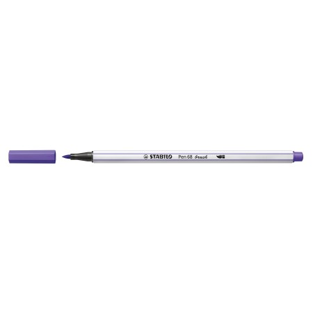 STABILO Pen 68 brush stylo-feutre Moyen Violet 1 pièce(s)