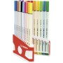 STABILO Pen 68 brush stylo-feutre Multicolore 20 pièce(s)