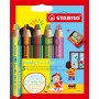 STABILO woody 3 in 1 duo Multicolore 5 pièce(s)