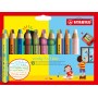 STABILO woody 3 in 1 duo Multicolore 10 pièce(s)