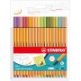 STABILO Point 88 stylo fin Couleurs assorties 18 pièce(s)