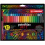 STABILO pointMax ARTY stylo fin Moyen Multicolore 42 pièce(s)