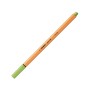 STABILO point 88 stylo-feutre Fin Beige, Bleu, Vert, Vert clair, Orange, Pastel, Pêche, Violet, Jaune 12 pièce(s)