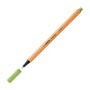 STABILO point 88 stylo-feutre Fin Beige, Bleu, Vert, Vert clair, Orange, Pastel, Pêche, Violet, Jaune 12 pièce(s)