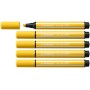 STABILO Pen 68 MAX stylo-feutre Jaune 5 pièce(s)