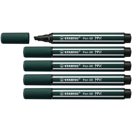 STABILO Pen 68 MAX stylo-feutre Vert 5 pièce(s)