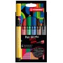 STABILO Pen 68 MAX stylo-feutre Noir, Bleu, Marron, Vert, Rouge, Jaune 6 pièce(s)