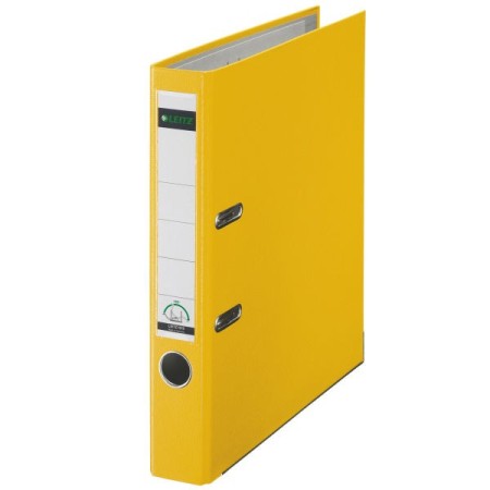 Leitz 180° Plastic Lever Arch File classeur à anneaux A4 Jaune