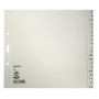 Leitz 12000085 intercalaire de classement Onglet avec index alphabétique Papier Gris