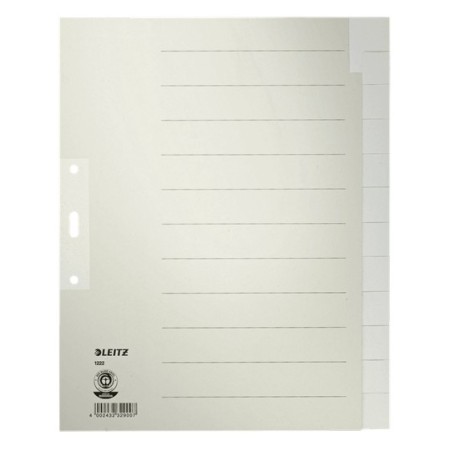 Leitz 12220085 intercalaire Papier Gris