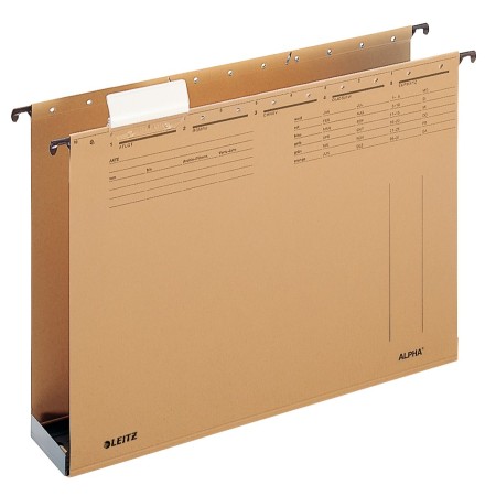 Leitz ALPHA dossier suspendu A4 Carton, Plastique Marron