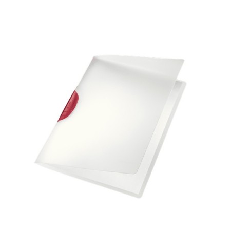 Leitz 41750025 bloc-notes A4 Polycarbonate (PC), Polypropylène (PP) Rouge, Transparent