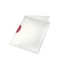 Leitz 41750025 bloc-notes A4 Polycarbonate (PC), Polypropylène (PP) Rouge, Transparent