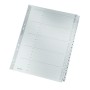 Leitz 43260000 intercalaire de classement Onglet avec index numérique Carton Gris