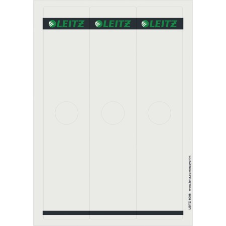 Leitz 60980085 étiquette auto-collante Rectangle Gris
