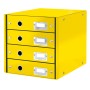 Leitz 60490016 bac de rangement de bureau Carton, Polypropylène (PP) Jaune