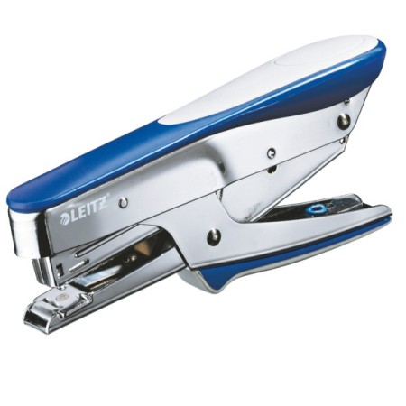 Leitz 55450033 agrafeuse Bleu, Métallique