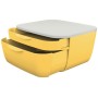 Leitz 53570019 bac de rangement de bureau Polystyrène Blanc, Jaune