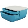 Leitz 53570061 bac de rangement de bureau Polystyrène Bleu, Blanc