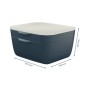 Leitz 53570089 bac de rangement de bureau Polystyrène Noir, Blanc