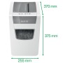 Leitz IQ Slim Office P-4 destructeur de papier Destruction croisée 22 cm Blanc