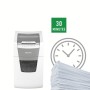 Leitz 80130000 destructeur de papier Destruction croisée 22 cm Gris, Blanc