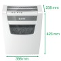 Leitz IQ Home Office P-4 destructeur de papier Découpage en particules 22 cm Blanc