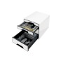 Leitz 52521001 bac de rangement de bureau Polystyrène Noir, Blanc