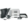 Leitz 52521001 bac de rangement de bureau Polystyrène Noir, Blanc