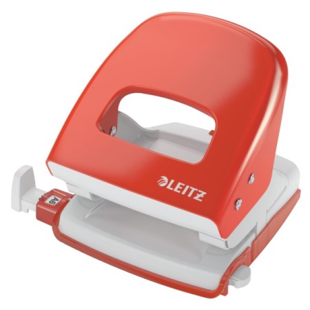 Leitz NeXXt Series Metal Office Hole Punch perforateur papier 30 feuilles Rouge