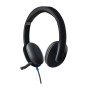 Logitech H540 USB Computer Headset Avec un son haute définition et des commandes sur l'oreillette