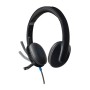 Logitech H540 USB Computer Headset Avec un son haute définition et des commandes sur l'oreillette