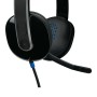 Logitech H540 USB Computer Headset Avec un son haute définition et des commandes sur l'oreillette