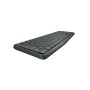 Logitech MK235 clavier Souris incluse USB QWERTY US International Gris