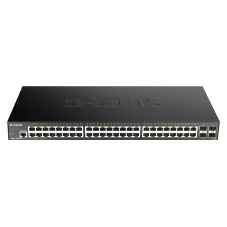 D-Link DGS-1250-52X Géré L3 Gigabit Ethernet (10 100 1000) Noir