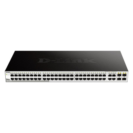 D-Link DGS-1210-52 Géré L2 Gigabit Ethernet (10 100 1000) 1U Noir