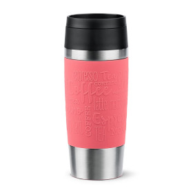 EMSA Travel Mug Classic 36 ml Corail, Acier inoxydable