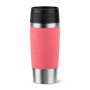 EMSA Travel Mug Classic 36 ml Corail, Acier inoxydable