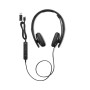 Lenovo 4XD1M39028 casque Avec fil Arceau USB Type-C Noir