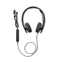Lenovo 4XD1M39029 casque Avec fil Arceau USB Type-C Noir