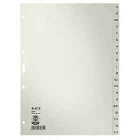 Leitz 43000085 intercalaire de classement Onglet avec index alphabétique Gris