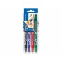 PILOT Stylo roller FRIXION BALL 07 Set2Go, étui de 4