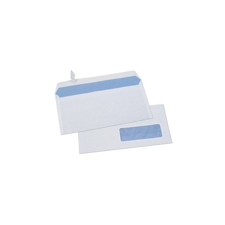 GPV Enveloppes ECO. DL. 110 x 220 mm. avec fenêtre. blanc